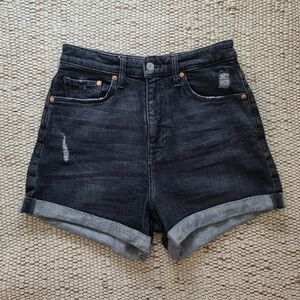 H&M Black Denim Shorts